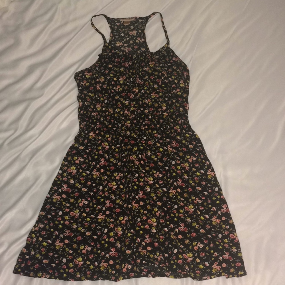 Black Floral Sundress